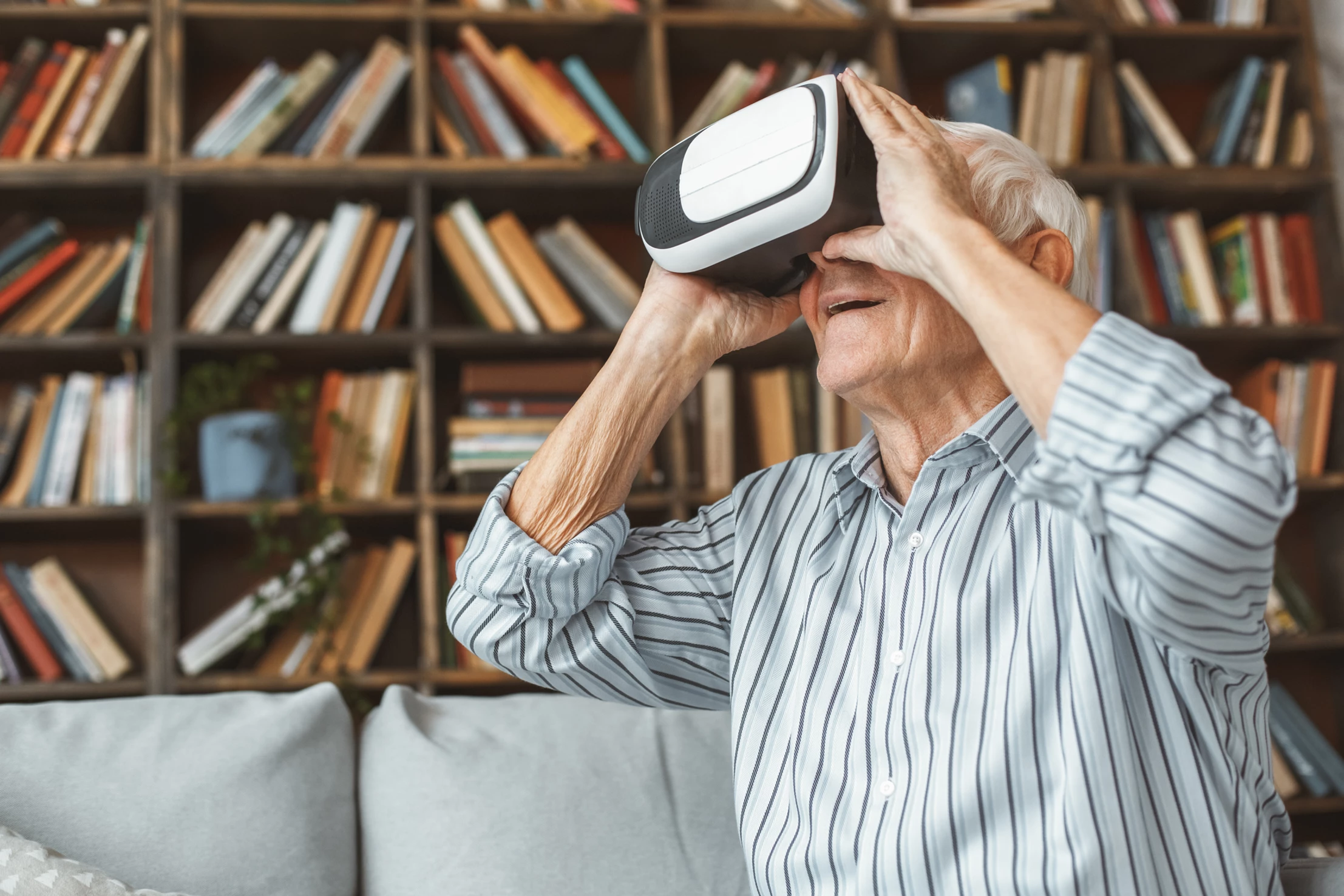 Virtual reality to work on wellbeing
